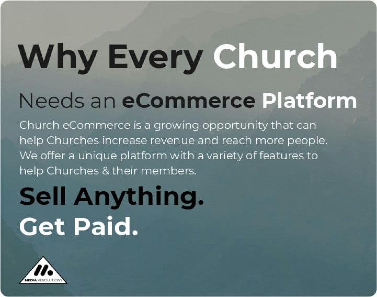 Why every Church needs an e-Commerce platform